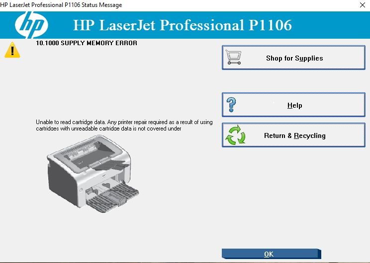 Preventing Hp Cartridge Communication Errors