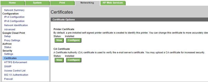 Understanding Untrusted Certificate Authorities (Ca) In Hp Printers