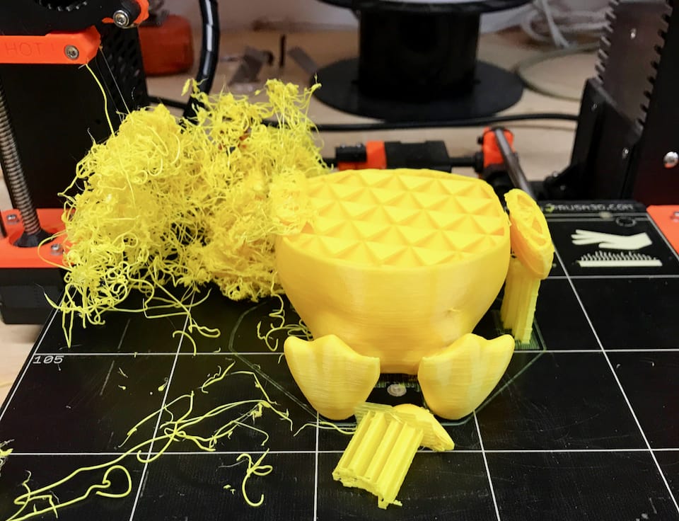 What Does It Look Like When My 3D Printer Stops Printing Halfway Through?