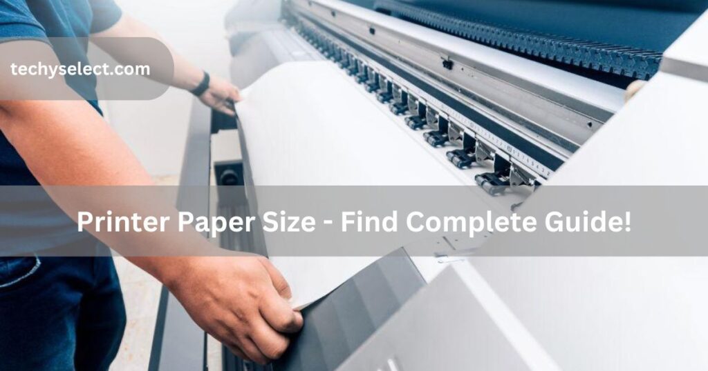 printer paper size