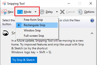 1. Snip & Sketch Tool